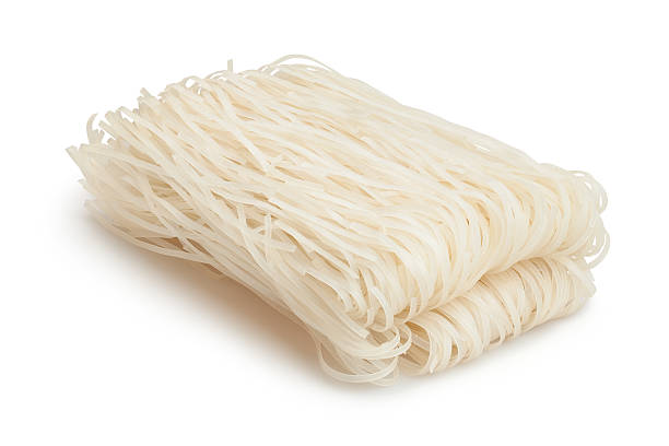 rice noodles isolated